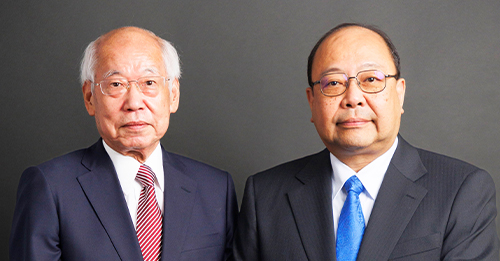 photo:Chairman and Co-CEO:Koichi Suzuki ,President and Co-CEO & COO:Yasuhiko Taniwaki